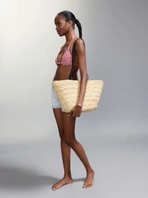 Bikini z nadrukiem i figami ze średnim stanem wiśniowy - Dziewczyna - - MANGO TEEN