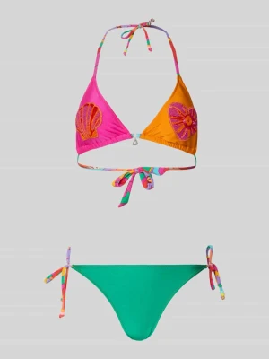 Bikini z obszyciem ozdobnymi kamieniami model 'KOYOVEYA' banana moon