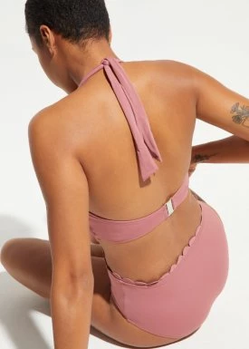 Bikini z ramiączkami łączonymi na szyi (2 części) bonprix