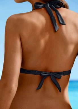 Bikini z ramiączkami wiązanymi na szyi (2 części) bonprix