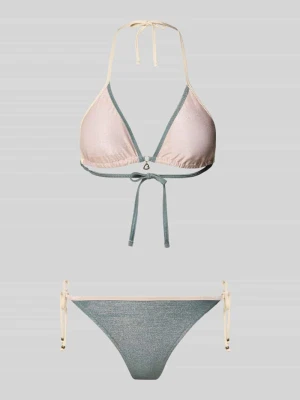 Bikini z usztywnianymi miseczkami i bocznym wiązaniem banana moon