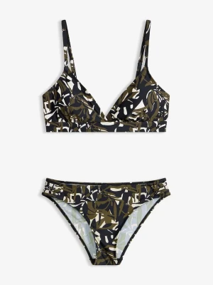 Bikini ze skrzyżowanymi ramiączkami (2 części) BonPrix biały