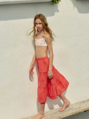 Bikini ze wzorem w kwiaty biały - Dzieci - lata - MANGO KIDS