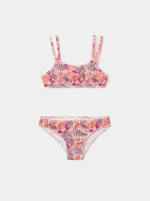 Bikini ze wzorem w kwiaty pomarańczowy - Dzieci - lata - MANGO KIDS