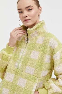 Billabong bluza damska kolor zielony wzorzysta