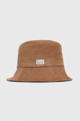 Billabong kapelusz bawełniany kolor beżowy bawełniany