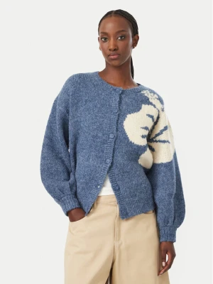 Billabong Kardigan Bayside Hibiscus EBJSW00157 Niebieski Regular Fit