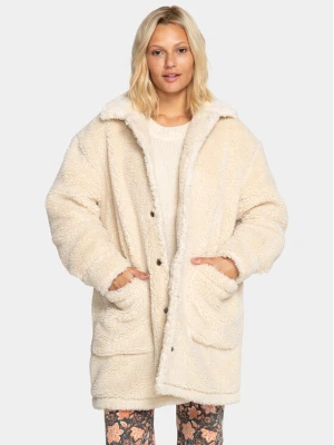 Billabong Kożuch sztuczny Night Ride Jckt EBJJK00133 Kremowy Regular Fit