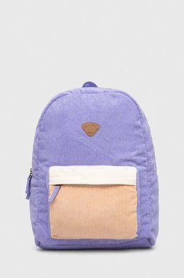 Billabong plecak damski kolor fioletowy duży wzorzysty