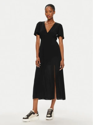 Billabong Sukienka codzienna Jet Set EBJWD00134 Czarny Regular Fit