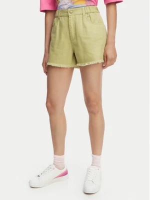 Billabong Szorty jeansowe Little Sister EBJDS00103 Zielony jasny Relaxed Fit
