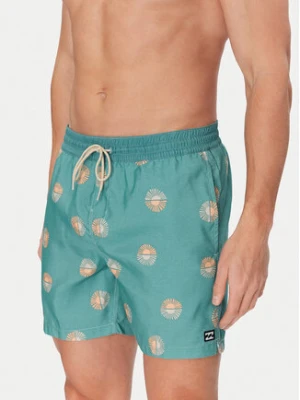 Billabong Szorty kąpielowe Vacay Lb EBYJV00144 Zielony Regular Fit