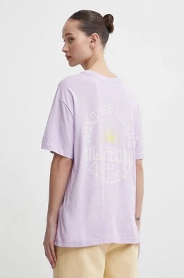 Billabong t-shirt bawełniany Adventure Division damski kolor fioletowy EBJZT00261