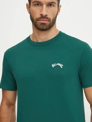 Billabong t-shirt bawełniany Arch Crew kolor turkusowy EBYKT00100