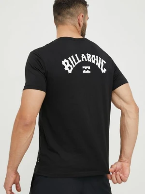 Billabong t-shirt bawełniany kolor czarny z nadrukiem C1SS65BIP2