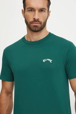 Billabong t-shirt bawełniany Arch Crew kolor turkusowy EBYKT00100