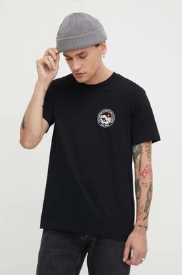 Billabong t-shirt bawełniany Adventure Division męski kolor czarny z nadrukiem ABYZT02300