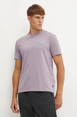 Billabong t-shirt Lizard męski kolor różowy z nadrukiem ABYZT02474