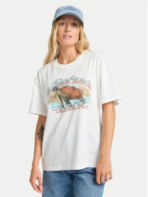 Billabong T-Shirt On Vacay EBJZT00468 Biały Regular Fit