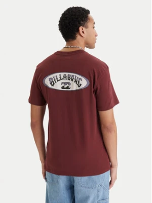 Billabong T-Shirt Orbit Arch EBYZT00522 Bordowy Regular Fit