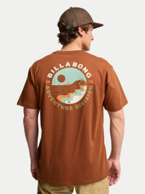 Billabong T-Shirt Rockies EBYZT00380 Brązowy Regular Fit