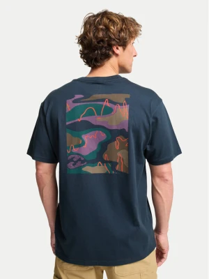 Billabong T-Shirt Scribbly EBYZT00398 Granatowy Regular Fit