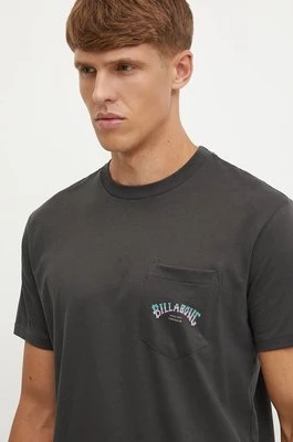 Billabong t-shirt Stacked Arch męski kolor czarny z nadrukiem EBYZT00175