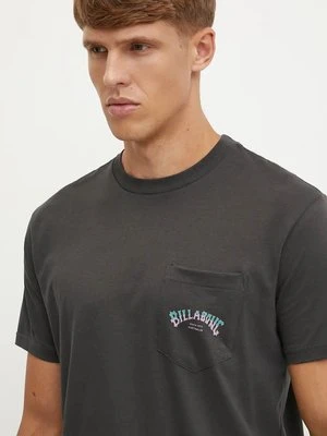 Billabong t-shirt Stacked Arch męski kolor czarny z nadrukiem EBYZT00175