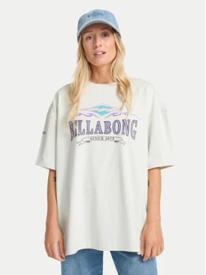 Billabong T-Shirt Wave Out EBJZT00481 Biały Loose Fit