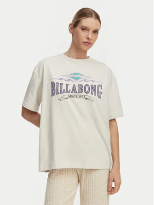 Billabong T-Shirt Wave Out EBJZT00481 Biały Loose Fit