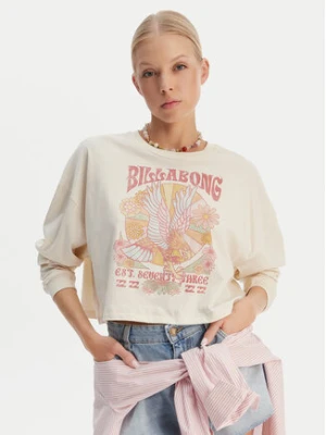 Billabong T-Shirt Where The Sun Collide EBJZT00499 Biały Loose Fit