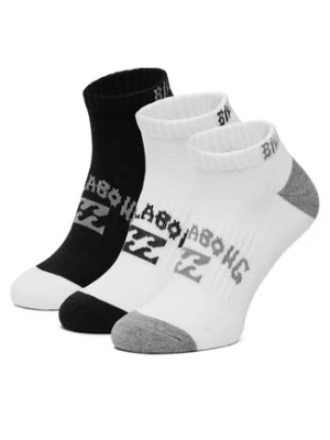 Billabong Zestaw 3 par wysokich skarpet męskich AS_BILLABONG_01Z_SS25 (3-PACK) Biały