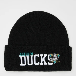 Mitchell & Ness Billboard Knit Vintage NHL Anaheim Ducks uniseks Czapki beanie czarny rozmiar Akcesoria