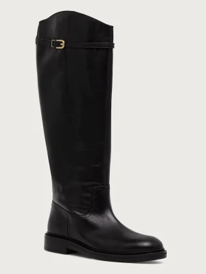 Billi Bi kozaki damskie skórzane Black calf 80