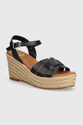 Billi Bi sandały skórzane kolor czarny A5963