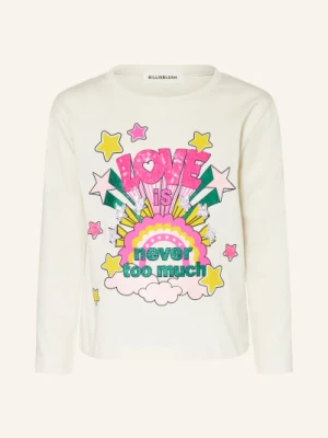 Billieblush Koszulka Z Długim Rękawem Z Cekinami weiss