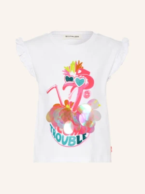 Billieblush Koszulka Z Falbanami weiss