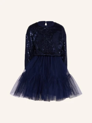 Billieblush Sukienka Z Mieszanki Materiałów Z Cekinami blau