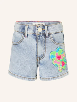 Billieblush Szorty Jeansowe Z Cekinami blau