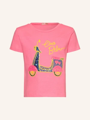 Billieblush T-Shirt Z Cekinami rosa