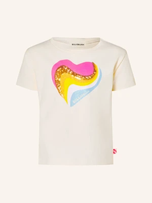 Billieblush T-Shirt Z Cekinami weiss biały