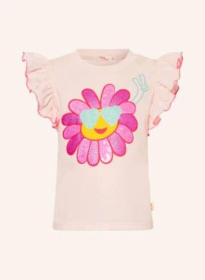 Billieblush T-Shirt Z Falbankami rosa