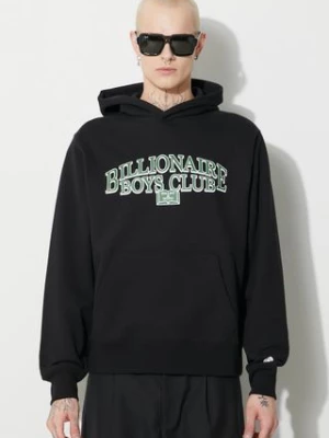 Billionaire Boys Club bluza bawełniana Scholar Popover męska kolor czarny z kapturem z nadrukiem B23434