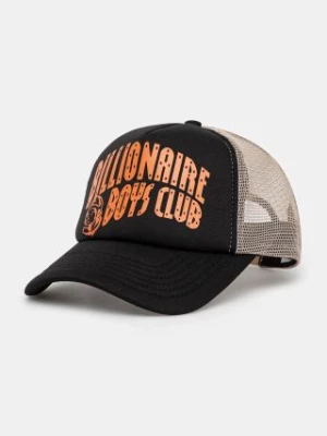 Billionaire Boys Club czapka z daszkiem Arch Logo Trucker Cap kolor czarny z nadrukiem B24471