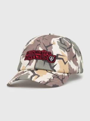 Billionaire Boys Club czapka z daszkiem bawełniana Camo Cap kolor zielony wzorzysta B24146