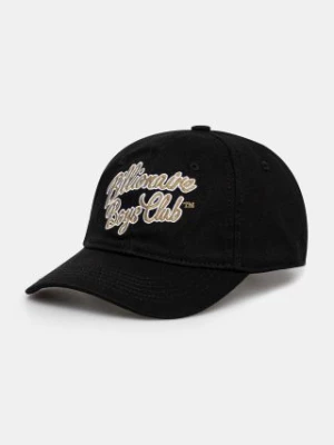 Billionaire Boys Club czapka z daszkiem bawełniana Script Logo Dad Cap kolor czarny z aplikacją B24472