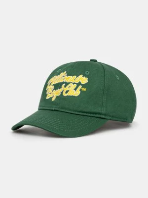 Billionaire Boys Club czapka z daszkiem bawełniana Script Logo Dad Cap kolor szary z aplikacją B24472