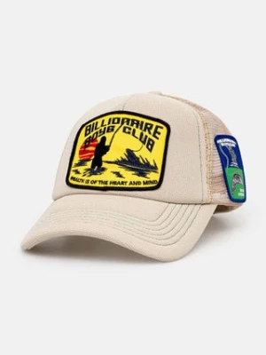 Billionaire Boys Club czapka z daszkiem Catch And Reel Trucker kolor beżowy z aplikacją B24254