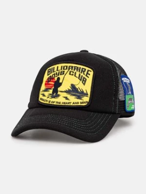 Billionaire Boys Club czapka z daszkiem Catch And Reel Trucker kolor czarny z aplikacją B24254