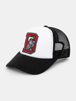 Billionaire Boys Club czapka z daszkiem College Trucker Cap kolor czarny z aplikacją B24360